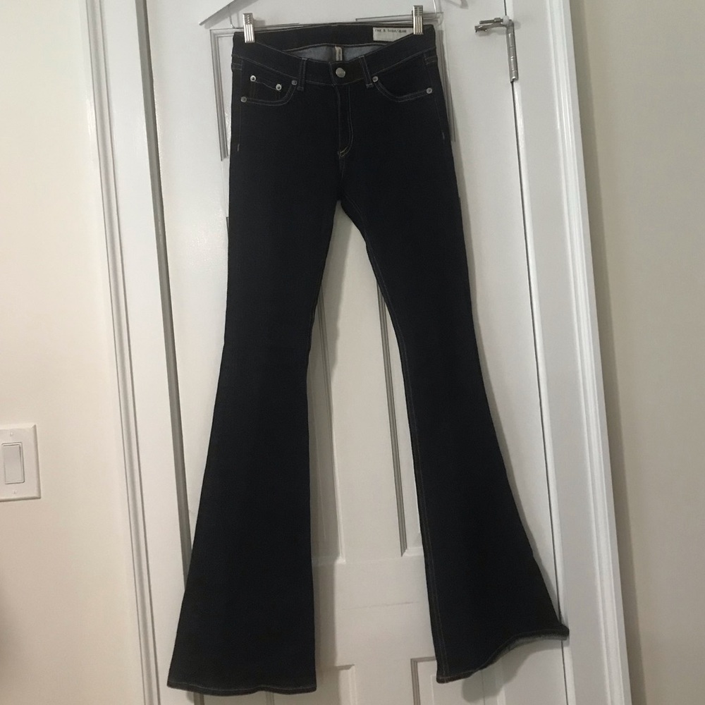 Rag and Bone Elephant Bell Blue Jeans